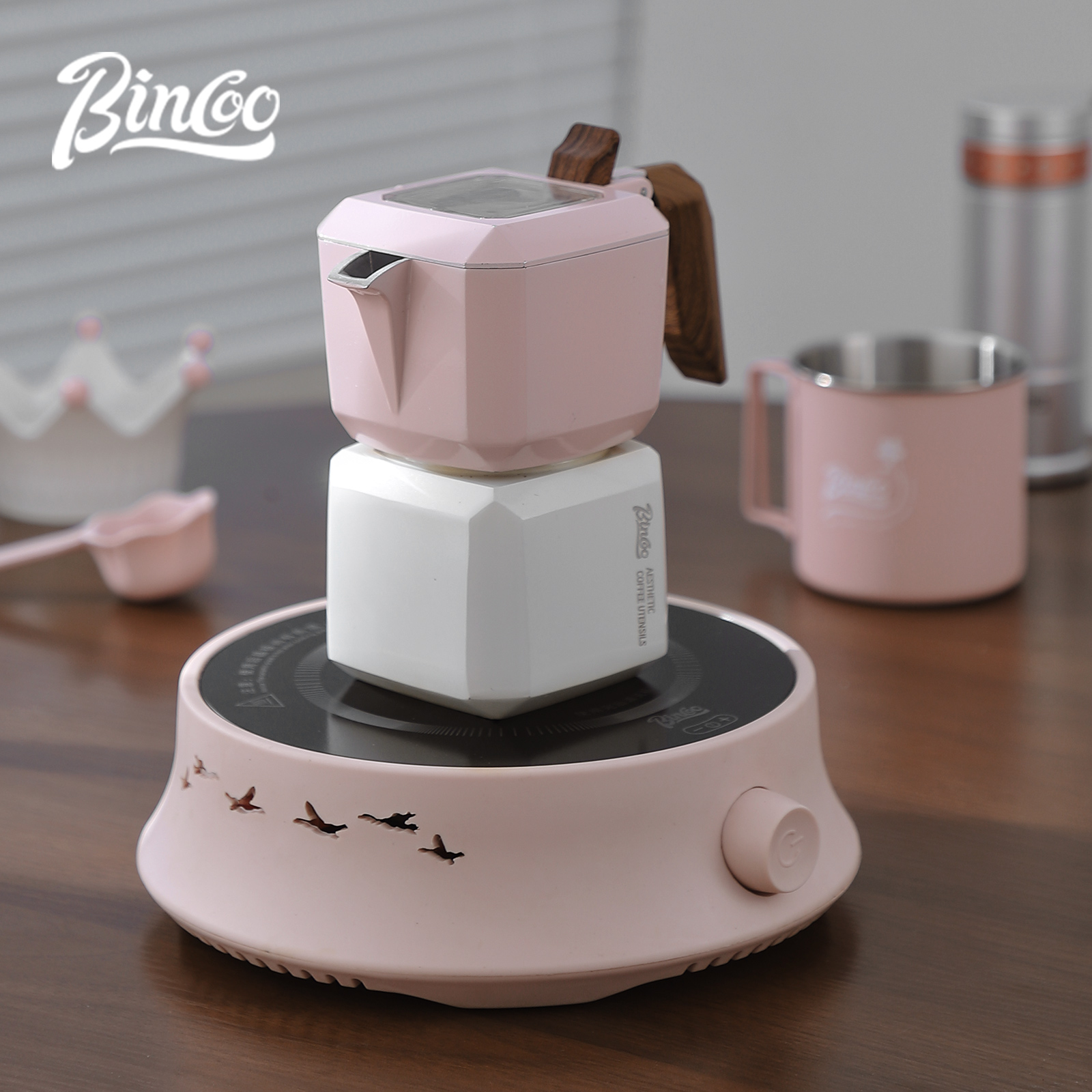 BINCOO Dual Valve Moka Pot Squ - Moka Pot Stove avis et prix
