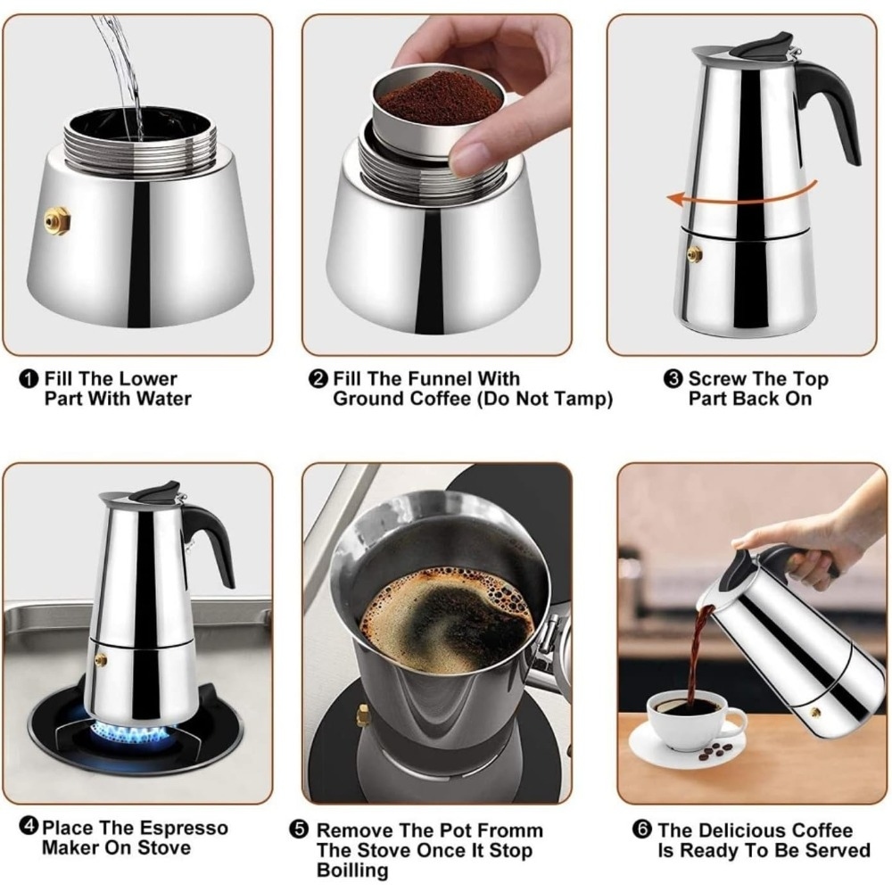 Mocha Coffee Pots Stainless St - Coffee Tea Pots avis et prix