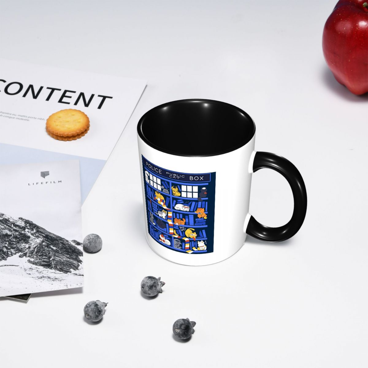 Library Box Who Mug Funny Cera - Coffee Tea Library avis et prix