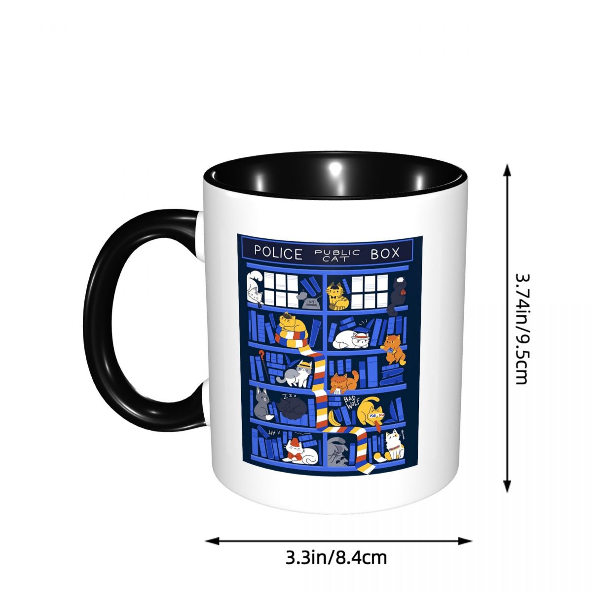 Library Box Who Mug Funny Cera - Coffee Tea Library avis et prix
