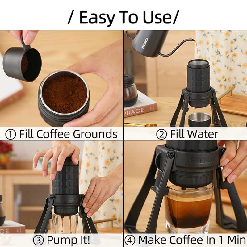 STARESSO Mirage SP300 Plus Por - Moka Pot Stove avis et prix
